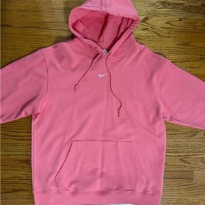 Nike Center Swoosh Pink Hoodie